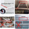 thumbnail image 3 of YekouMax Fridge Drawer Organizer, Refrigerator Organizer Bins, Pull Out with Handle, Fridge Shelf Holder Storage Box, Clear Container for Food, Drinks, Fit for Fridge Shelf Under 0.6", 3 of 8