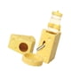 thumbnail image 3 of Accesorios de cerámica para jaula de hámster, nido creativo para hámster, forma de queso, comida Amarillo L, 3 of 9