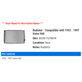 thumbnail image 2 of Radiator - Compatible with 1992 - 1997 Volvo 960 1993 1994 1995 1996, 2 of 2