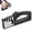Black, variant on 4 in 1 Knife Sharpener, 3 Stage Manual Sharpener for Sharpening Kitchen Knives 1 Stage for Scissors,Non Slip Base for Home Use