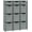 Grey, variant on 9-cube closet organizer and storage | Including all storage cube boxes | Easy to assemble
