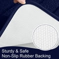 thumbnail image 5 of Softlife Absorbent Bathroom Rug Soft Microfiber Washable Bath Mat,24"x36",Navy Blue, 5 of 6