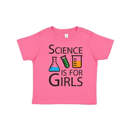 

Inktastic Science is for Girls Girls Toddler T-Shirt