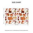 thumbnail image 2 of Placemats Set of 4 / 6, Autumn Gnome Placemats for Dining Table Indoor/Outdoors Heat Resistant Washable Placemats 18" x 12", 2 of 8