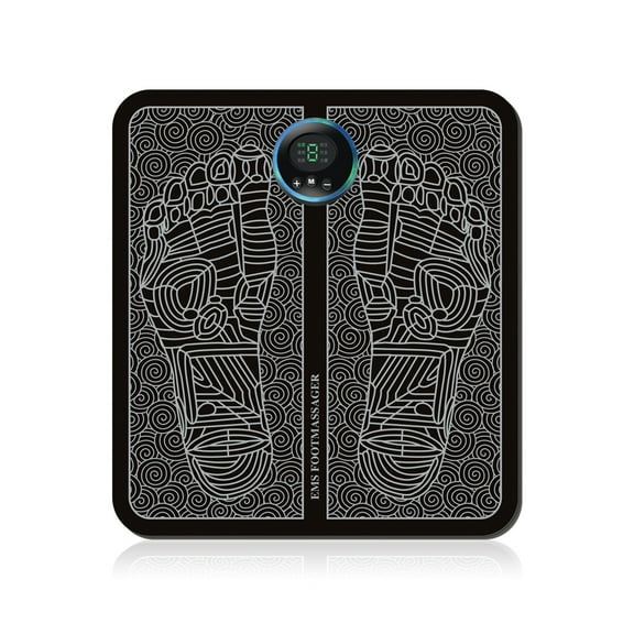 Sinhoon Foot Massager Mat Electric Leg Foot Massager Pressure Pain Foot Relaxing Blood Circulation Foot Massager Pad (Usb Charging)