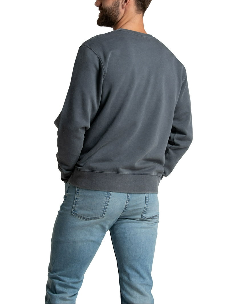 Fruit of the Loom Men's Ultra-Soft Garment Dyed Crew Sweatshirt