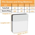 thumbnail image 2 of Bolsa de almacenamiento para colchones Zangboer, impermeable, paquete de 2 unidades, tamaño Queen/King, 2 of 7