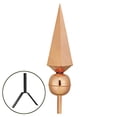 thumbnail image 2 of Good Directions 701 Embout Lancelot avec Support de Toit, Cuivre Poli, 2 of 4