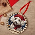 thumbnail image 4 of Biewer Terrier Xmas Dog Ornament, Biewer Terrier Dog Christmas, Biewer Terrier Dog Suncatcher, Christmas Hanging Stained Glass, Xmas Decor,, 4 of 4