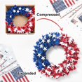 thumbnail image 7 of Lyacmy Memorial Day Wreath for Front Door Patriotic Wreath, 22 Inch 4th of July Door Wreath Red White Blue Wreath Handcrafted Wreath for Presidents' Day Party Supplies Decorations, 7 of 7