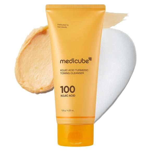 Limpiador Medicube, ácido kójico, cúrcuma, iluminador, 120 g