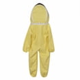 thumbnail image 2 of Injueey Traje de mono para niños Diseño de cremallera con capucha para niños Protección Cubiertas para muebles de jardín amarillo METRO Injueey HA5412-01B, 2 of 6