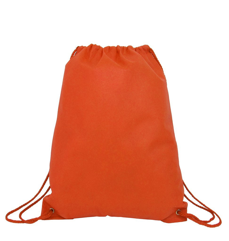 Fish Float Blue Fish Orange Drawstring Backpack Sports Athletic Gym Cinch Sack String Storage Bags for Hiking Travel Beach 
