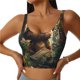 thumbnail image 1 of Fotbe Jungle Hat Bear Sujetador Deportivo Largo sin Aros para Mujer con Almohadillas y Soporte Medio, Transpirable y Absorbente, Camiseta Tipo Chaleco o Tank Top-XX-Large, 1 of 8