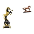 thumbnail image 1 of Figura de caballo, estatua de escritorio, escultura en miniatura, adorno de resina, animal coleccionable con elegante diseño moderno, ideal para decor, 1 of 8