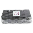 thumbnail image 7 of Beauticom 24pcs 7 Gram 7 ml Round High Quality Acrylic Clear Sample Leak Proof Container Jars with Black Lids- Organize Herbs Spices Loose Leaf Tea Coffee, 7 of 7