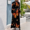 thumbnail image 2 of Vestido largo Monarchs Aflutter vestido mujer ropa mujer verano 2024 novedades, 2 of 4