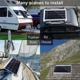 thumbnail image 3 of 300w 12v Solar Panel, Solar Panel Kit, Battery Charger Kit With 20-100A Solar Charge Controller For Rv Yacht Outdoor Garden, 3 of 5