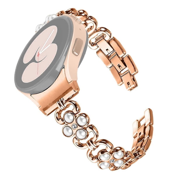 l1K For Samsung Galaxy Watch 5 Active 40mm 44mm Watch 5 40mm 44mm r3r Women Fashion Four Leaf Clover
