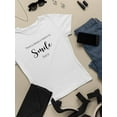 thumbnail image 3 of Always A Reason To Smile T-Shirt Women -Image by Shutterstock, Female 4X-Large, 3 of 4