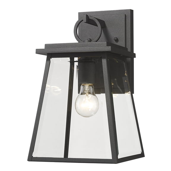 Z-Lite 521S-BK Broughton 15" Tall Marine Grade Wall Sconce - Black