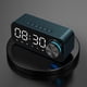 thumbnail image 1 of Reloj despertador con radio digital y altavoz Bluetooth con pantalla LED de hora y alarma y superficie de espejo para escritorio, 1 of 9