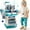 blue, variant on Doctor Kit for Toddlers 3-5, Pretend Play Medical Kit Toy, Toddler Medical Cart Toy with Sound & Medical Accessories for 2 3 4 5 Year Old Boys Girls Birthday Gifts