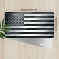 thumbnail image 2 of Metallic US Flag Front License Plate, Metal License Plate, Funny Standard Plates Personalized Novelty Decorative For Men/Women/Boys/Girls Car 6×12 Inch, 2 of 6