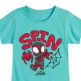 thumbnail image 3 of Marvel Spider-Man And His Amazing Friends - Doodle Spin - Toddler and Youth Girls Fitted Short Sleeve Tee, 3 of 5