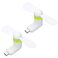 thumbnail image 1 of Ventilador para celular BlitzWhite 2Pzas Blanco 5W Silicón+Plástico Ventilador USB-C., 1 of 1