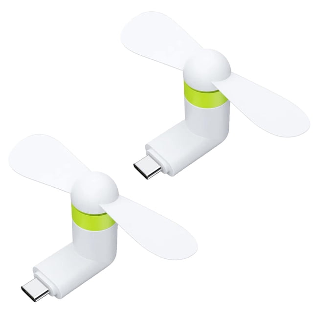 Ventilador para celular BlitzWhite 2Pzas Blanco 5W Silicón+Plástico Ventilador USB-C.