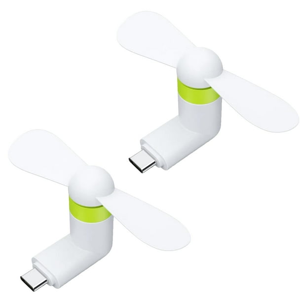 Ventilador para celular BlitzWhite 2Pzas Blanco 5W Silicón+Plástico Ventilador USB-C.