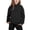 Black, variant on JIAYUE Girls 2-Piece Outfits Baggy Raglan Long Sleeve Solid Color Hoodies With Pocket Sweatpants Sets For Back To School,3-4 Years