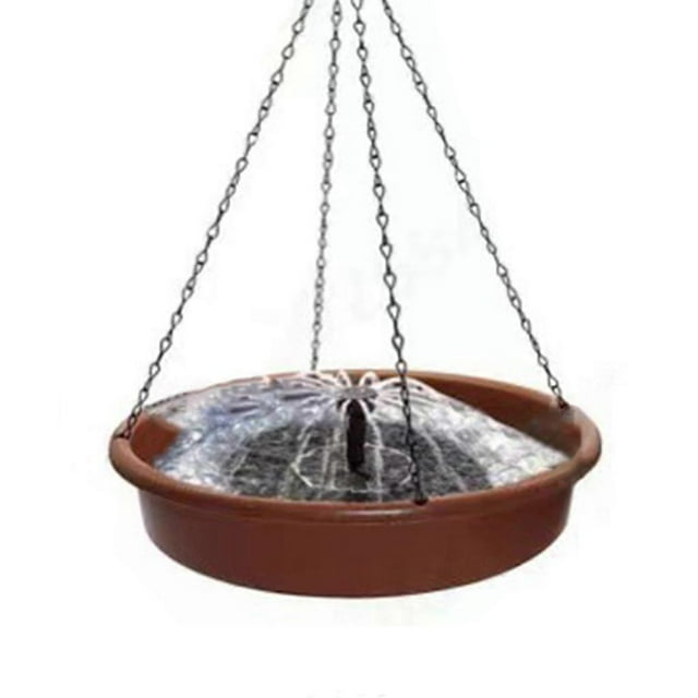 Hanging Bird Feeders Bird Bath for Garden Yard Outside Solar Bird Fountain_Perfect Gift