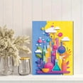 thumbnail image 2 of Qisvanset Colorful Beaker Chemistry Canvas Wall Art 15.75x11.81 Inches, 2 of 8