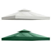 2017 New 10*10 Feet Gazebo Top Tent Cover Patio Canopy Roof Double-layer Against UV