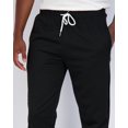 thumbnail image 4 of Real Essentials 3 Pack: Men's French Terry Fleece Active Casual Jogger Sweatpants with Pockets (Available in Big & Tall), 4 of 6