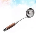 thumbnail image 2 of 1PC 304 Stainless Steel Soup Ladle Long Handle Soup Spoon Sturdy Metal Soup Spoon Anti-rust Kitchen Utensils for Home Restaurant Use, 2 of 8