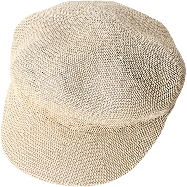 LinYooLi Newsboy Hats for Women Summer Breathable Mesh Straw Beret Adjustable Artist Painter Octagonal Caps Visor Beach Hat