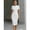 white, variant on 2026 Elegant Off-Shoulder Mesh Sleeve Bodycon Dress for Women, Sweetheart Neck Midi Cocktail Party Dress, Formal & Wedding Guest Wear