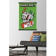 thumbnail image 2 of Minecraft - Wolf Wall Poster with Wooden Magnetic Frame, 22.375" x 34", 2 of 3
