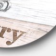 thumbnail image 2 of Designart 'Farmhouse Moment Tractors' Farmhouse Metal Circle Wall Art, 2 of 3