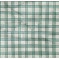 thumbnail image 4 of oneOone Organic Cotton Poplin Twill Fabric Gingham Check Printed Fabric 1 Yard 42 Inch Wide, 4 of 4