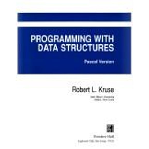 Pre-Owned Programming with Data Structures: PASCAL Version (Paperback) 0137292384 9780137292387