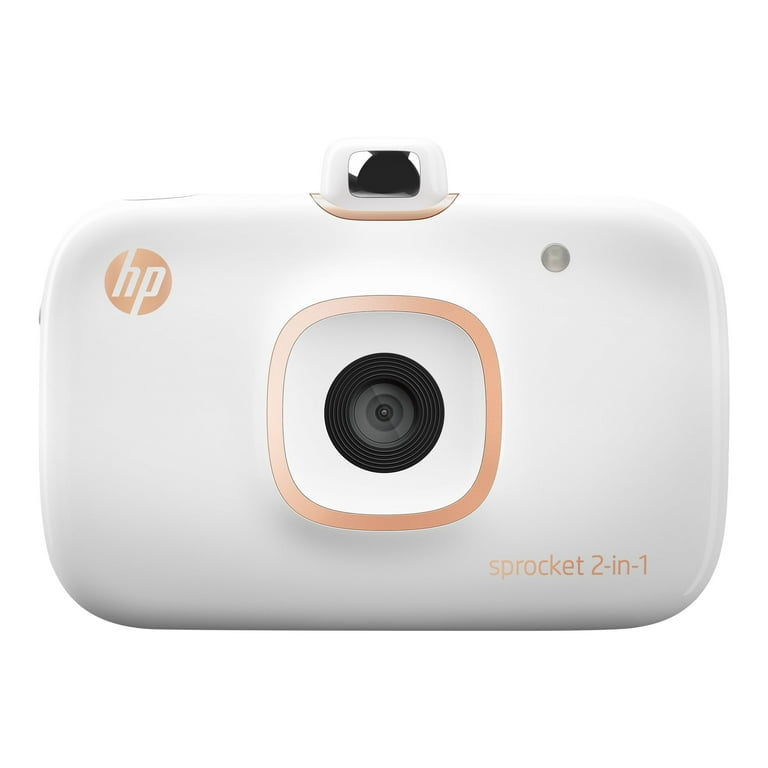 HP Sprocket 2-in-1 Portable Instant Camera Printer Bundle with 30