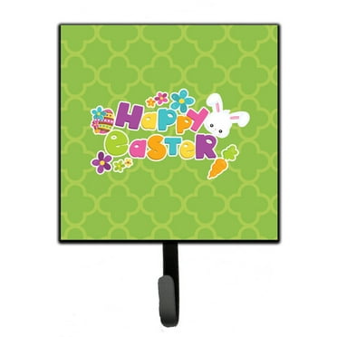 Happy Easter Green Quatrafoil Leash or Key Holder
