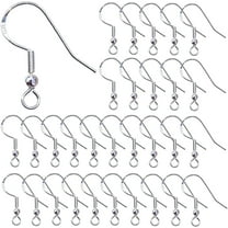 925 Sterling Silver Earring Hooks Hypoallergenic French Wire Hooks Fish Hook Earrings Jewelry Findings Parts DIY Making 40pcs