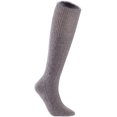 thumbnail image 2 of Lian LifeStyle Big Girl's 5 Pair's Exceptional High Crew Wool Socks Non Slip, Cozy and Cool HR1412 Size 6-9 (Gray), 2 of 7