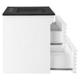 thumbnail image 4 of Modway Render 30" MDF Wood Wall-Mount Bathroom Vanity in White/Black, 4 of 4