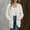 White, variant on under $15 Turilly Women's Coats and Jackets Women's Cardigan Sweater Fashion Long Sleeved Medium Length Comfortable Commuting Loose Fitting Women's Sweater